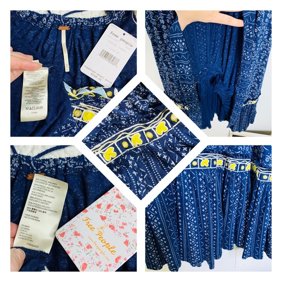 NWT Free People - Boarderline Tank Dress M - Picture 6 of 9